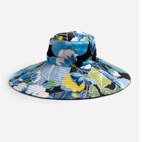 NWT Johnny Was Biya JWLA 3J Workshop Reversible Beach Hat Zolita One Size main image 13